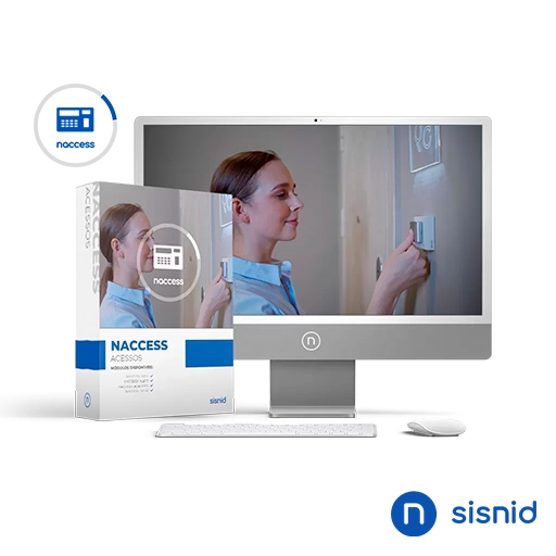 Gestão de acessos com software integrado e relatórios