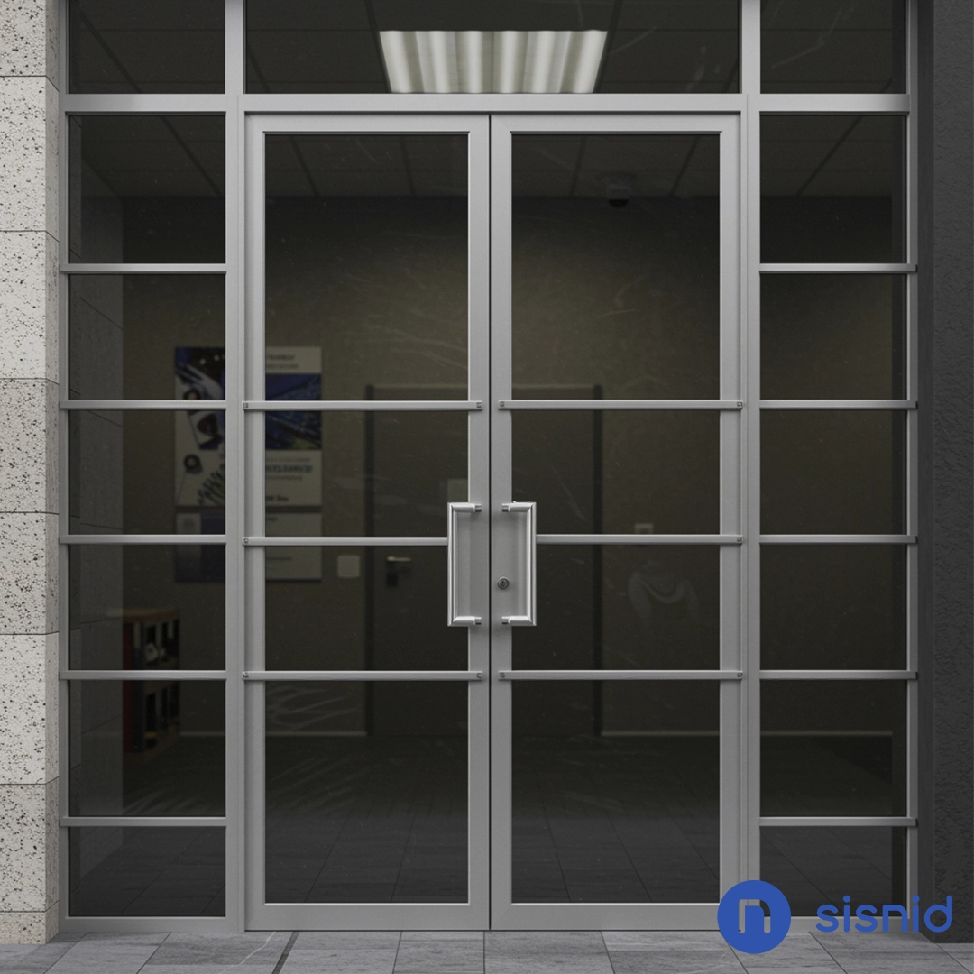 Portas vidro automáticas segurança comércios