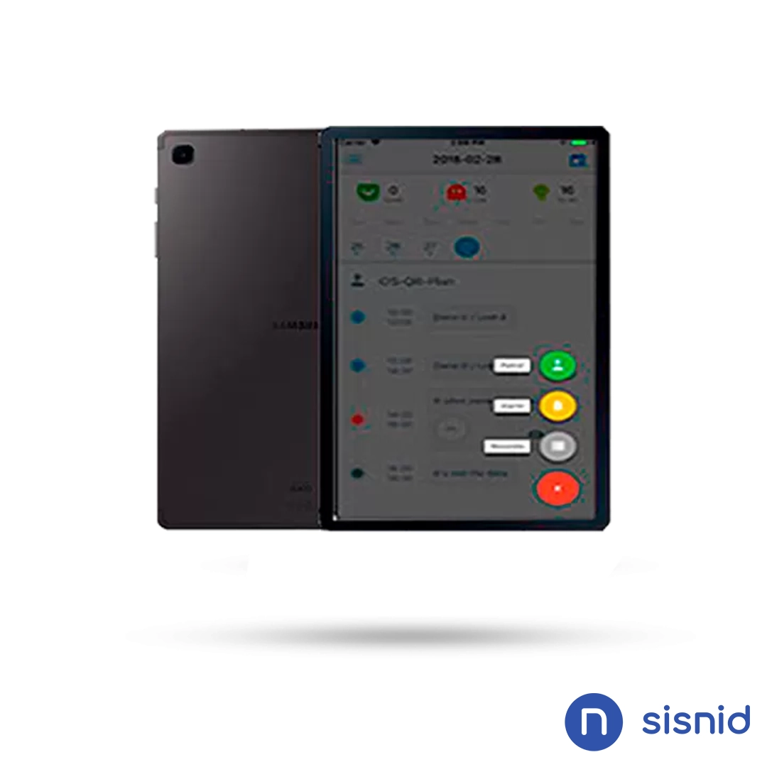 Tablet ronda vigilância perímetro
